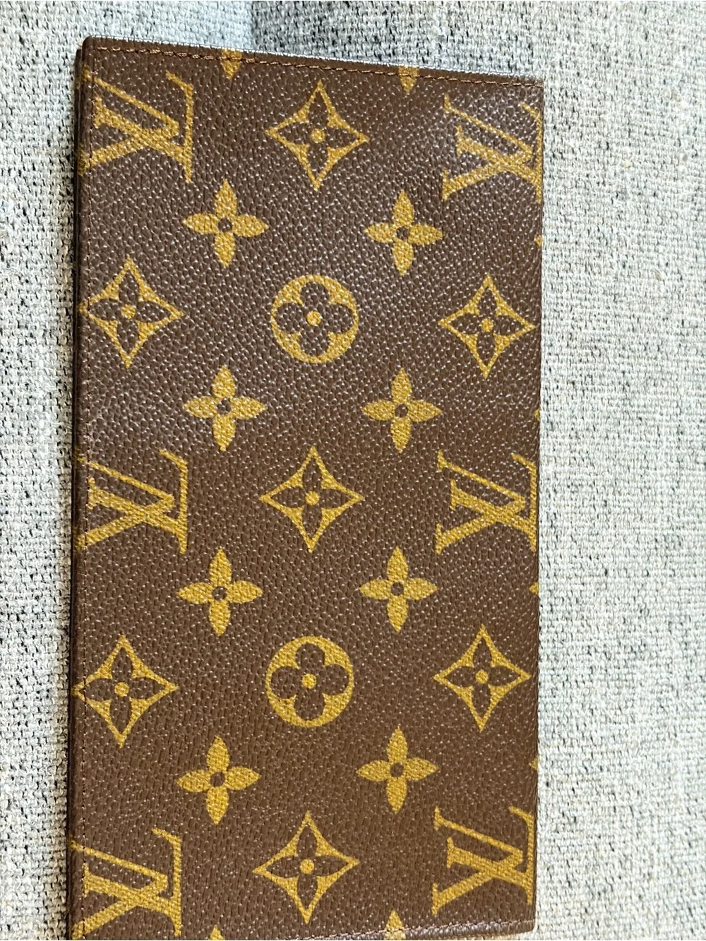 Vintage Louis Vuitton Monogram Checkbook